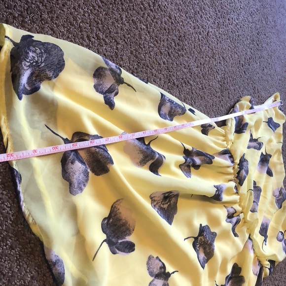 Yellow Floral Summer Dress - Picture 4 of 9